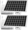 2 Pack Solar Charger for Outdoor Cams: CYJJZQ
