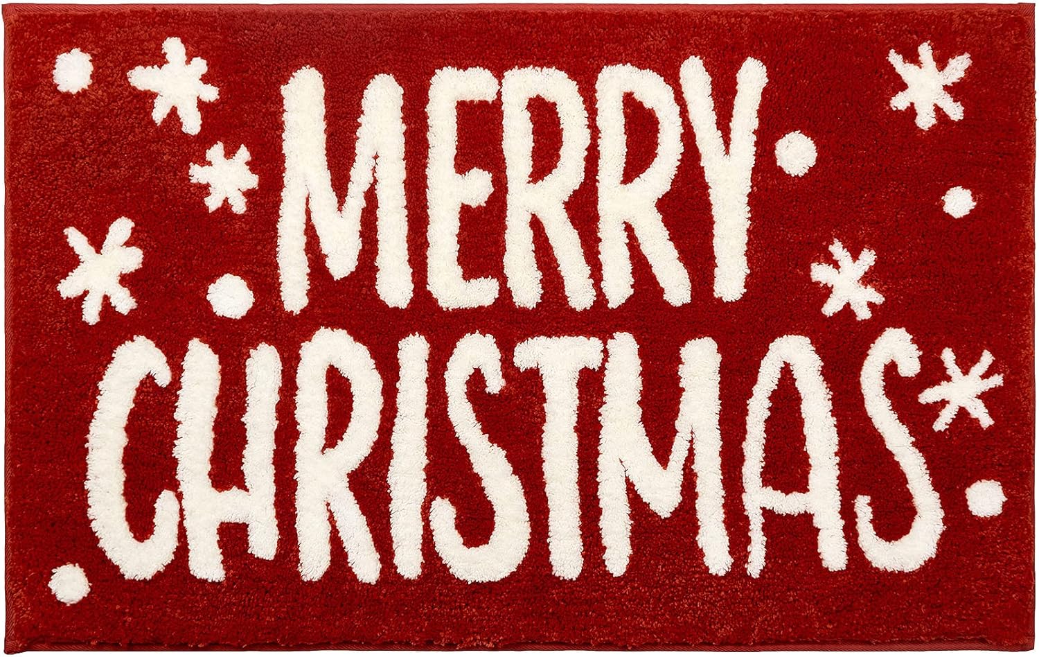 Nymphia Christmas Bath Mat - Extra Soft & Absorbent Holiday Cheer!