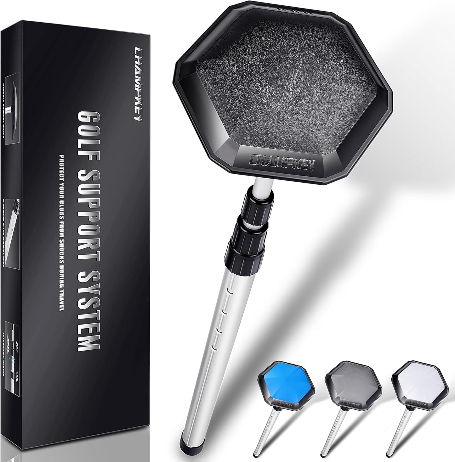 CHAMPKEY Golf Travel Bag Support - Sturdy Aluminum Rod