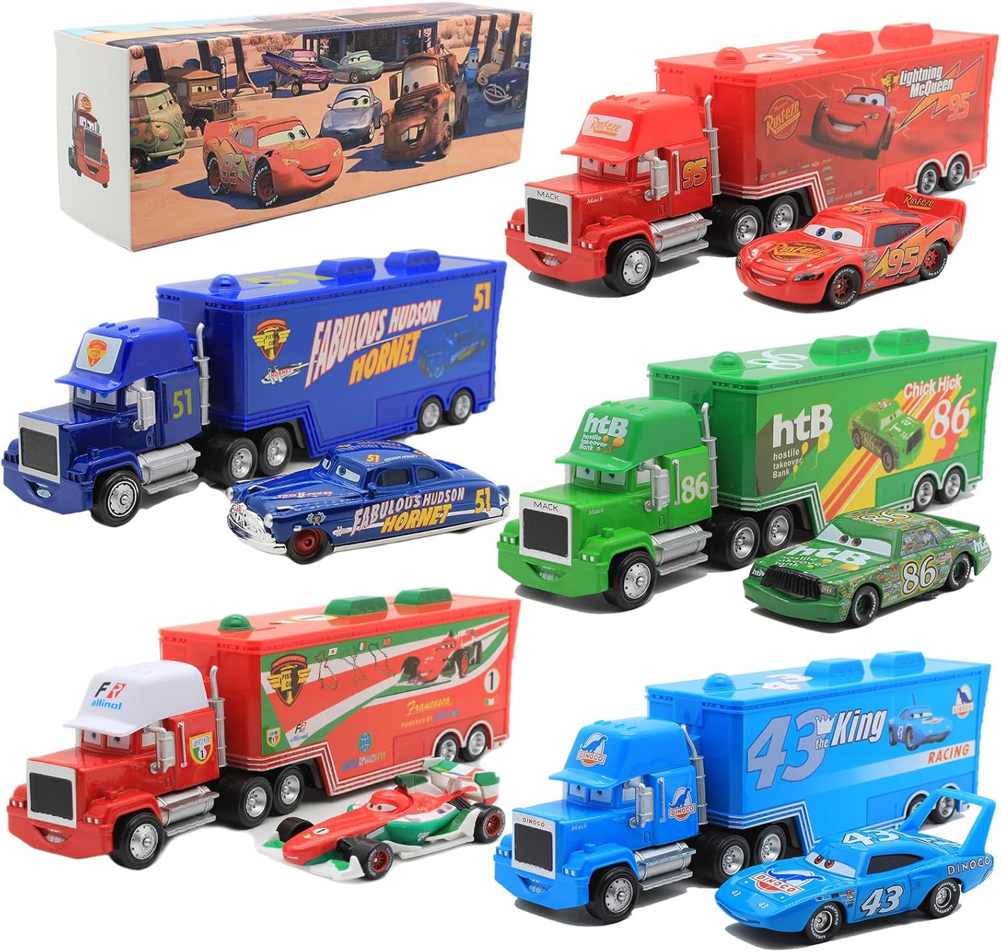 Car 3 Toys Truck and Car Set for Kids Birthday and Christmas