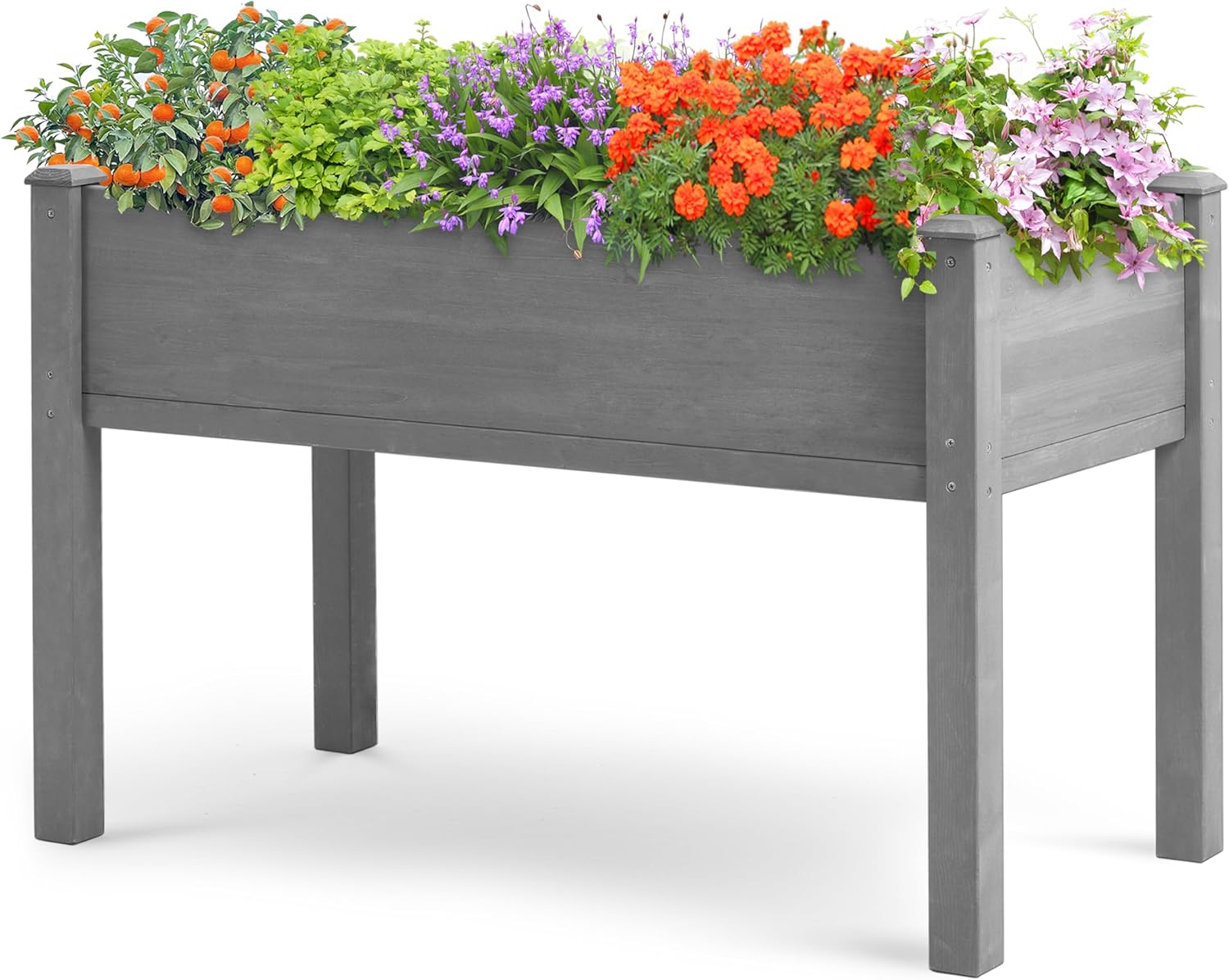 SoliWood Raised Garden Bed with Legs for Outdoor Plants