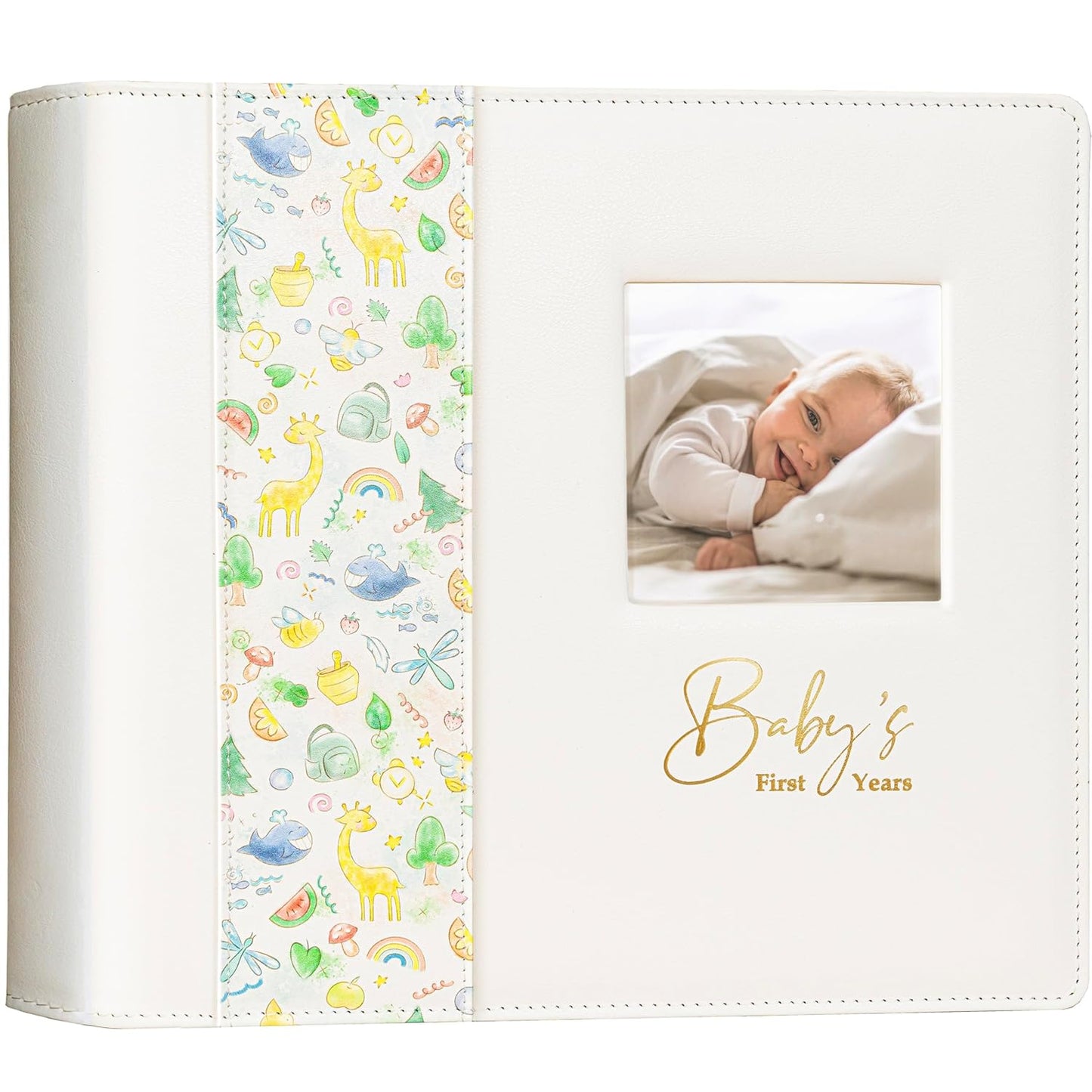 Timeless Leather Baby Memory Book - Yulka Crafts