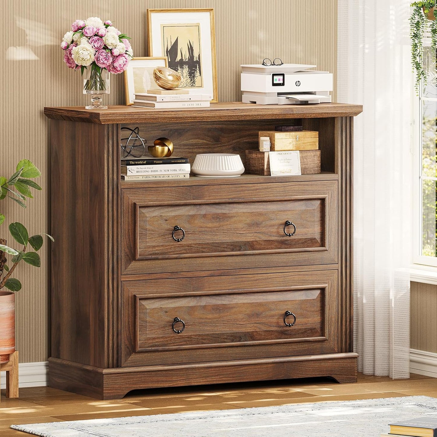Itaar 2 Drawer File Cabinet for Home Office Organization
