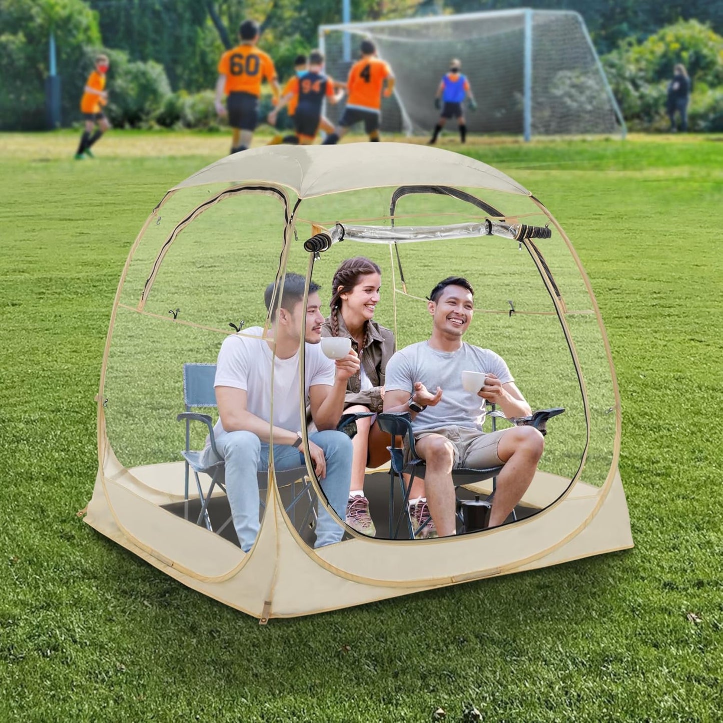 RocVanc Pop Up Bubble Tent: Clear All Weather Shelter