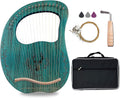 Lyre Harp 19 Metal Strings Maple Saddle Mahogany Body - Warm, Resonant