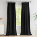 Novecozy 100% Blackout Curtains for Bedroom and Living Room