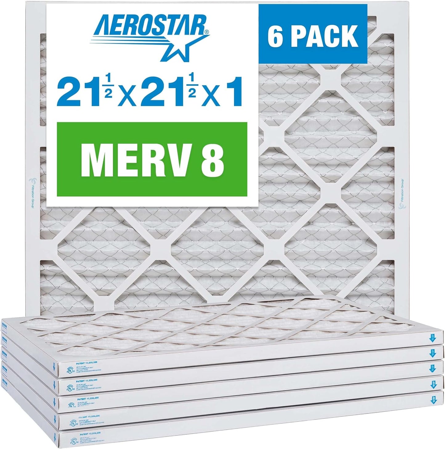 Aerostar High Efficiency Pleated HVAC Filters for Cleaner Air