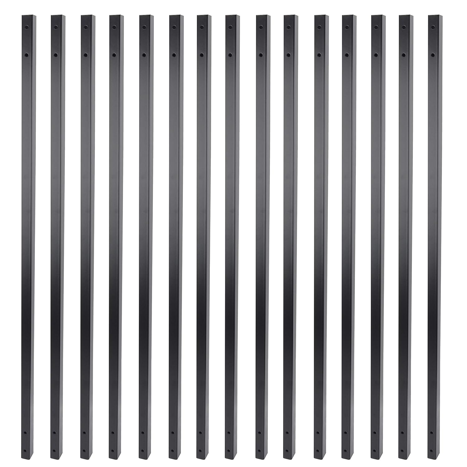 31 Inch Estate Hollow Square Iron Deck Balusters for Railings