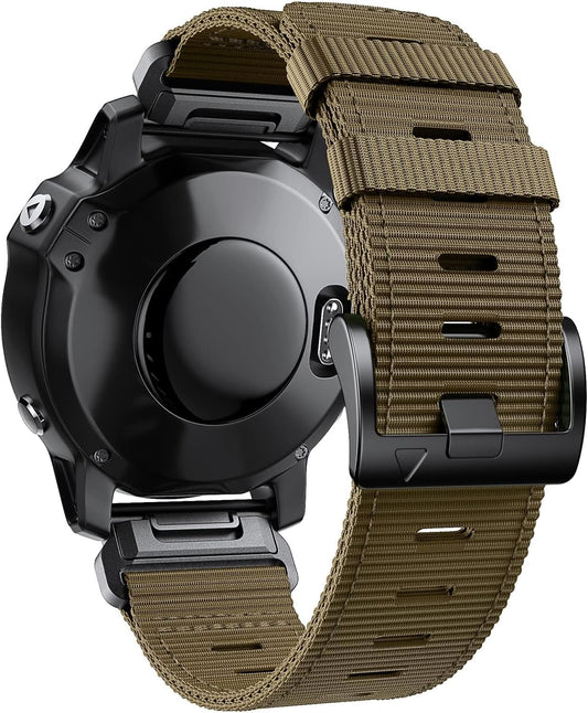 Rugged 22/26mm Garmin Watch Band by EKINGEEK
