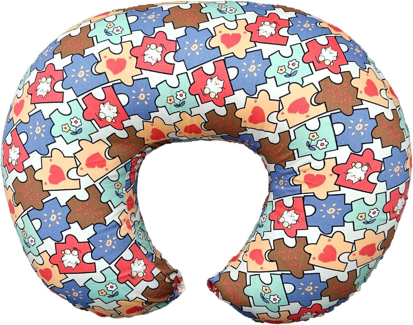 Nursing Pillow for Breastfeeding with Removable Cover and Support