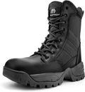 Maelstrom Men's Tactical Work Boots with Side Zipper - Comfortable