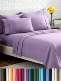California King Sheet Set - 6 Piece Luxury Hotel Sheets - Lavender