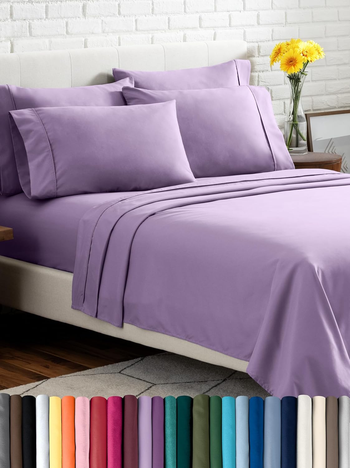 California King Sheet Set - Ultra Soft Hotel Luxury Bed Sheets
