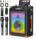 Karaoke Machine for Adults with 2 Wireless Microphones - Portable