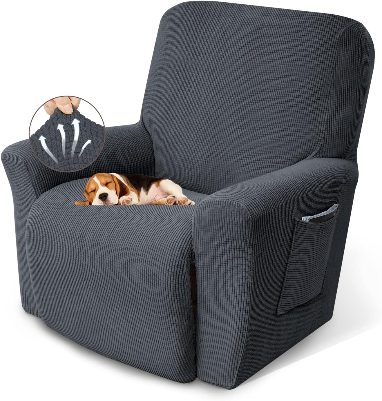 KEKUOU Recliner Chair Covers for Lazy Boy Recliners