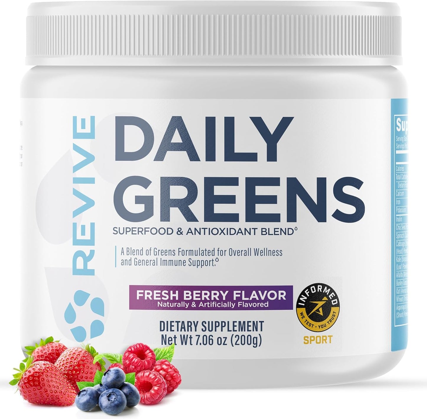 Daily Green Powder Superfood for Energy and Gut Health