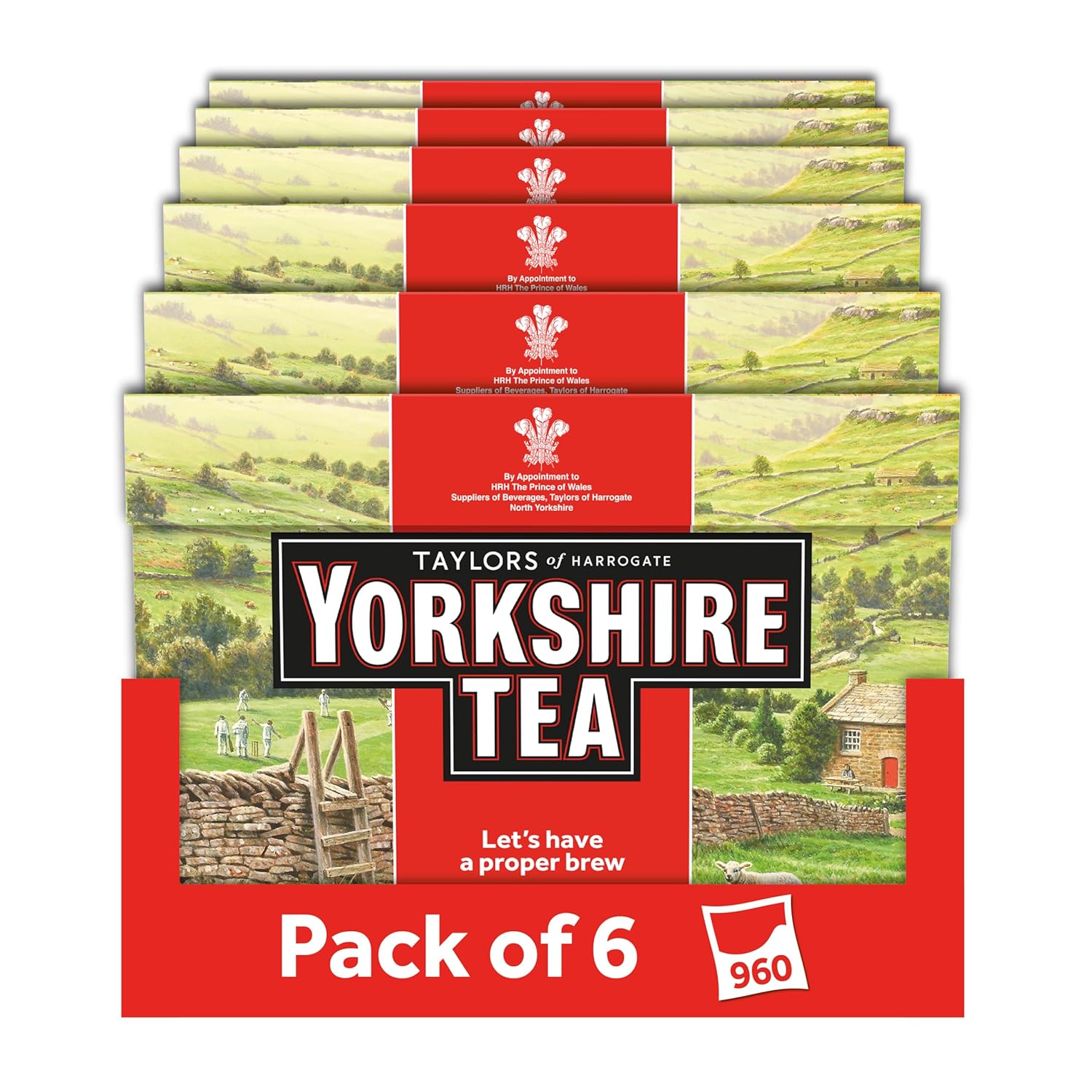 Yorkshire Tea Black Tea 160 Teabags Perfect for Breakfast