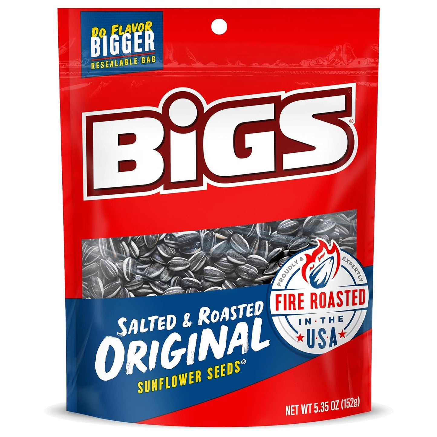 BIGS Salted & Roasted Original Sunflower Seeds - Perfect Snack