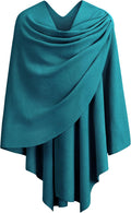 PULI Womens Large Cross Front Poncho Sweater Wrap Topper - Elegant all