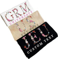 Custom Embroidered Sweatshirt With Flower Letter - Soft Comfortable
