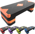 Aerobic Exercise Step Adjustable Stepper Platform - 3 Heights