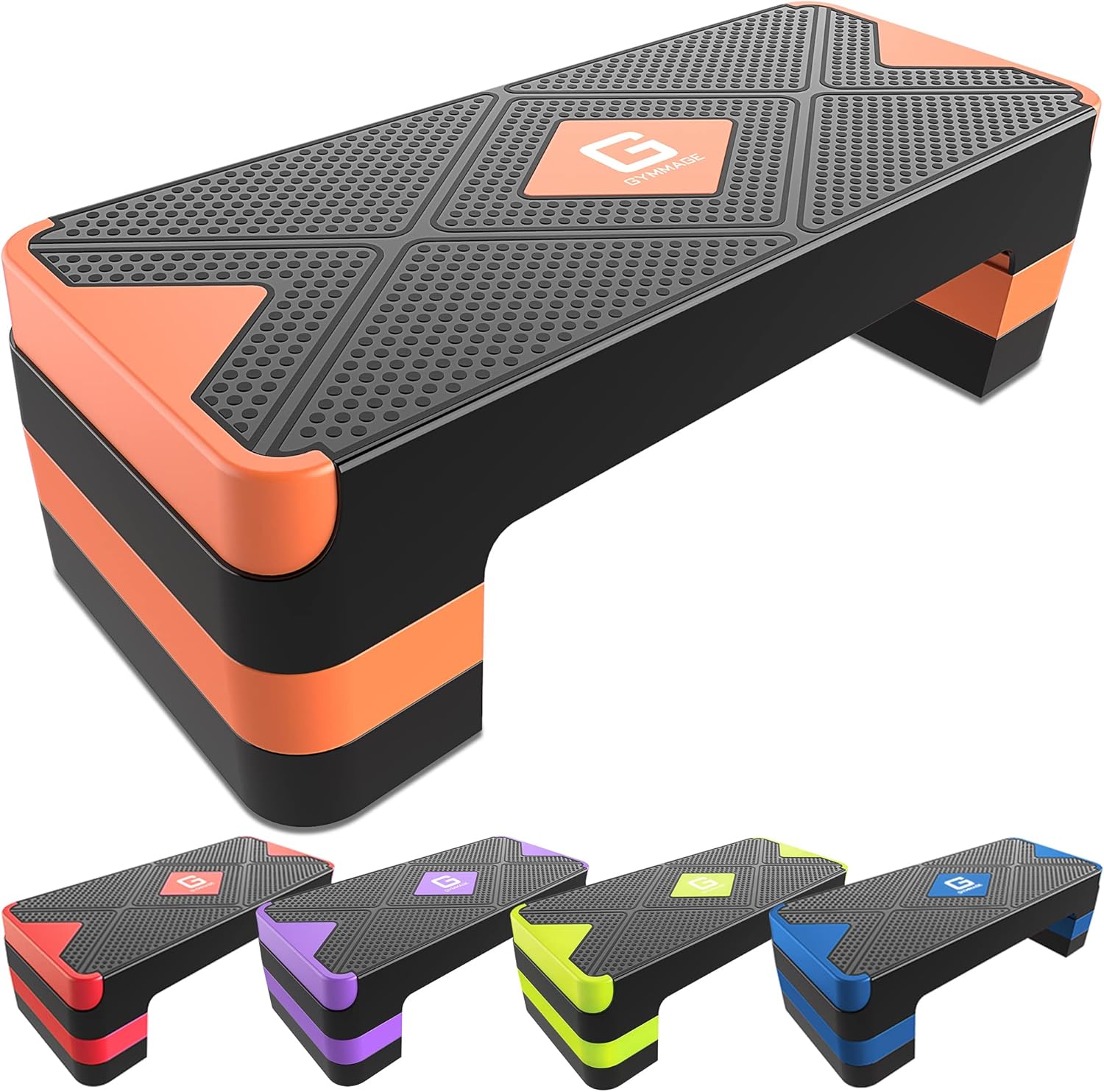 Adjustable Aerobic Stepper for Home Gym Cardio Fitness Workouts