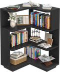 Armocity Corner Book Shelf 4-Tier Corner Bookshelf - Space Saving