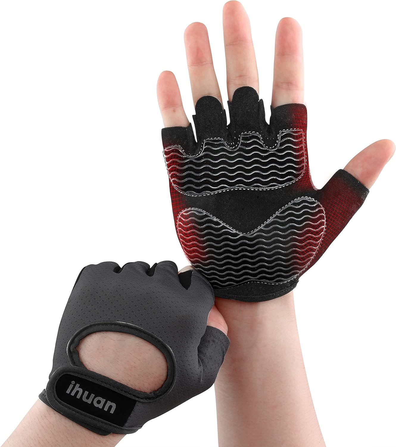Enhance Grip with ihuan Workout Gloves