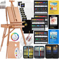 196Pcs Deluxe Artist Painting Set with French Easel - All-in-One