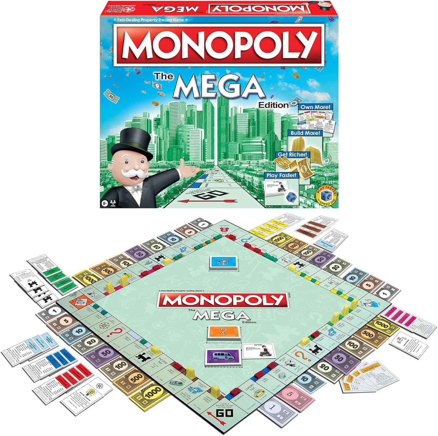 Monopoly The Mega Edition - Bigger and Faster Game Experience
