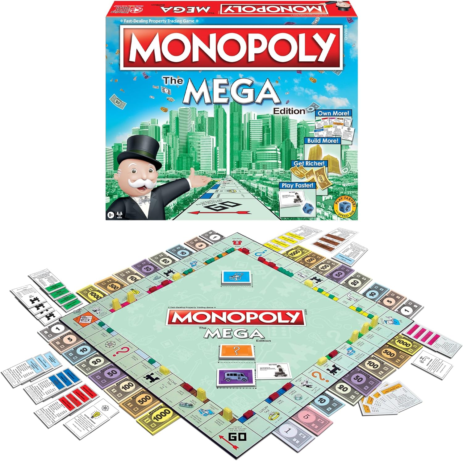 Monopoly The Mega Edition - Bigger and Faster Game Experience