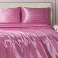 Juicy Couture Silky Satin Damask Sheet Set - Queen Luxury Bedding