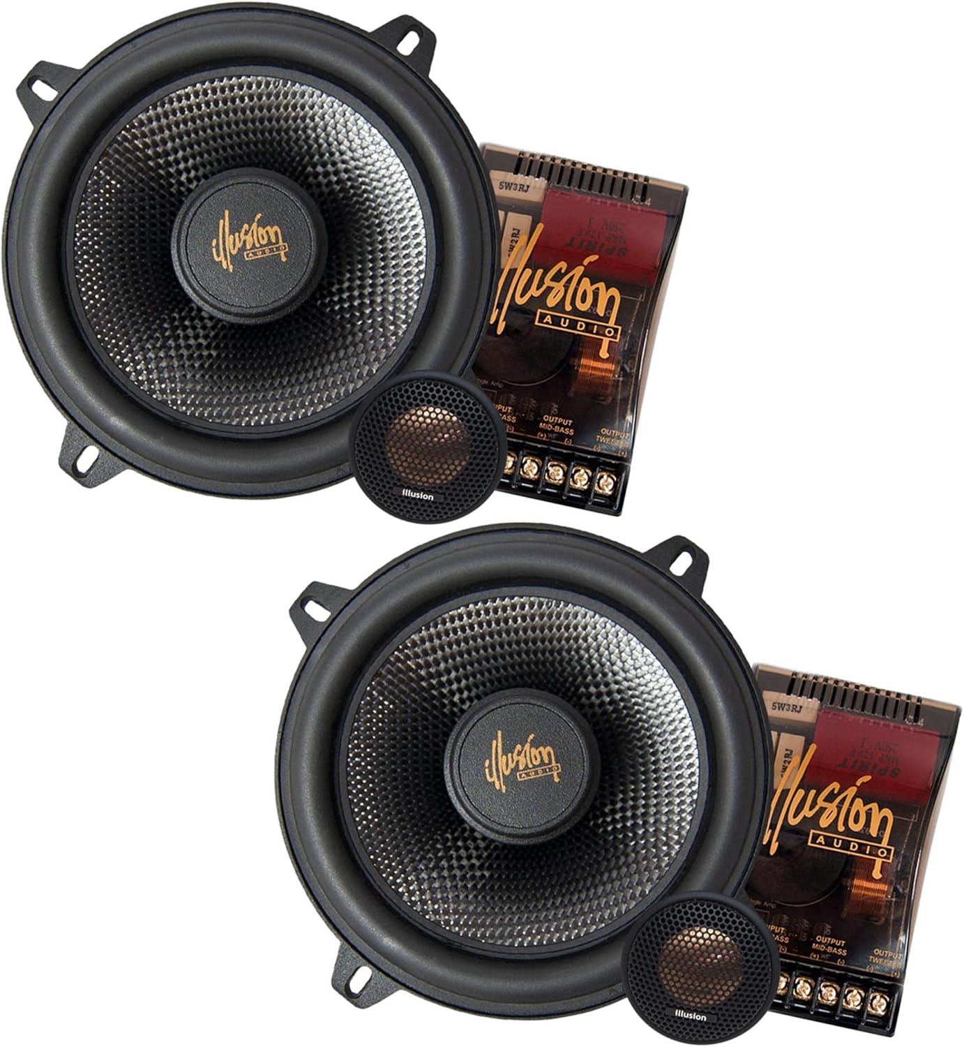 Illusion Audio Carbon Series Speaker Kit - Crystal Clear Sound