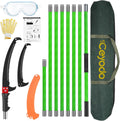 Manual Pole Saw 27ft Extendable Tree Pruner - Long Reach Trimmer
