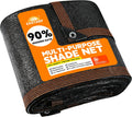 90% Shading Rate 20x20 Black Shade Cloth - Heavy-Duty Garden Canopy