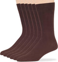 7BigStars Mens Dress Socks 6 Pairs Crew - Soft Stay Up Cotton Comfort