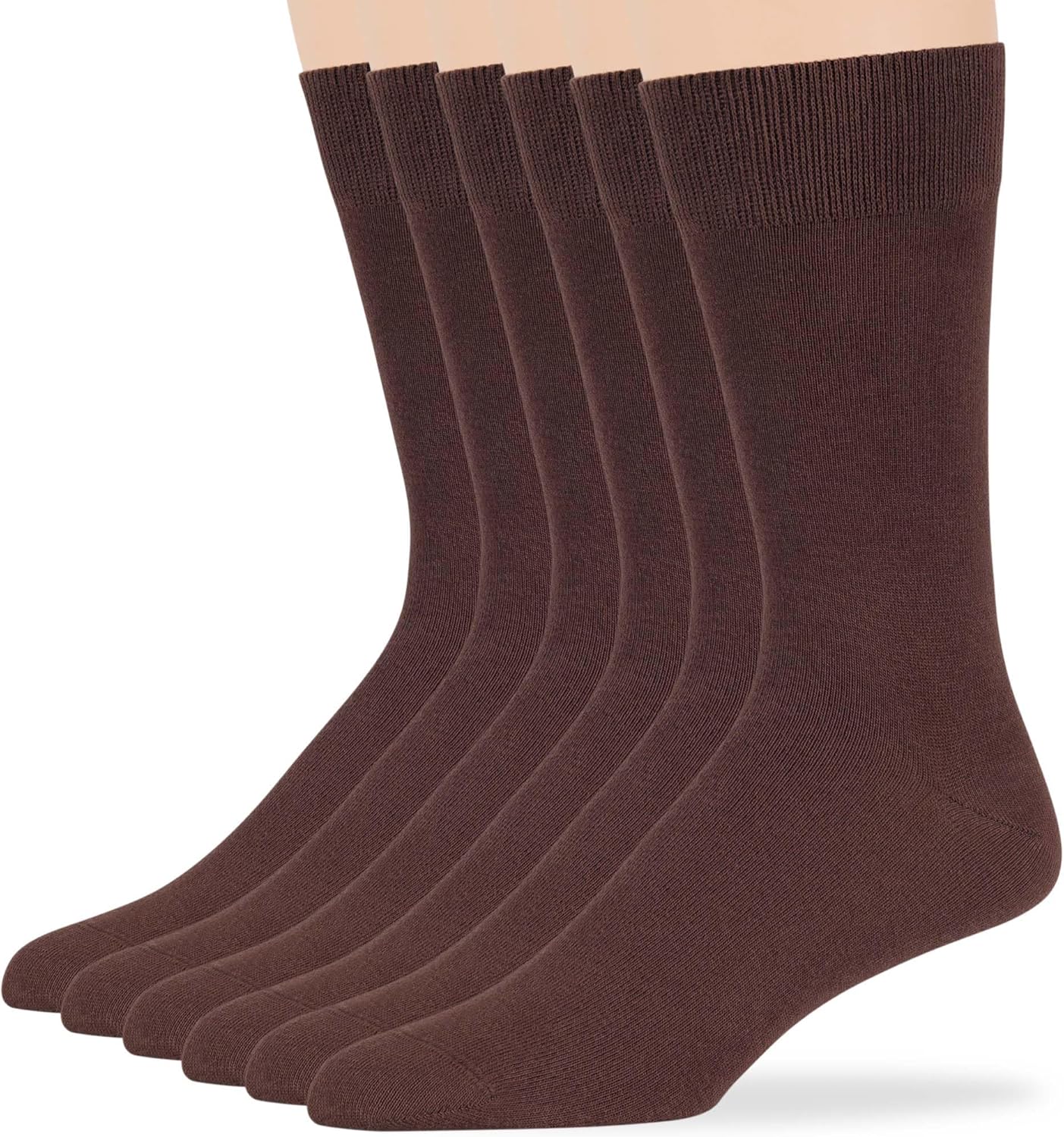 7BigStars Mens Dress Socks 6 Pairs Crew for Comfort and Style