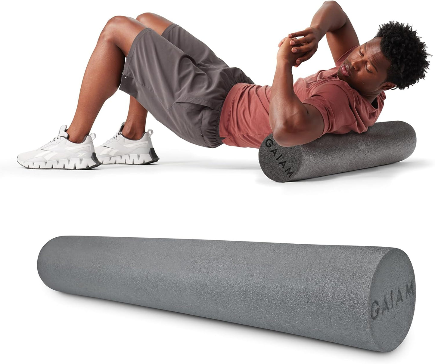 Gaiam Restore Foam Roller for Deep Tissue Muscle Massage Relief
