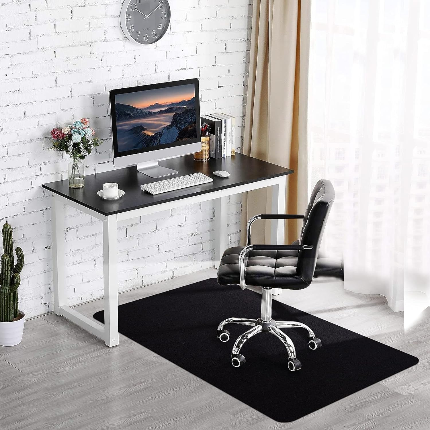 Large Anti-Slip Chair Mat for Hard Floors - Home Office Essential