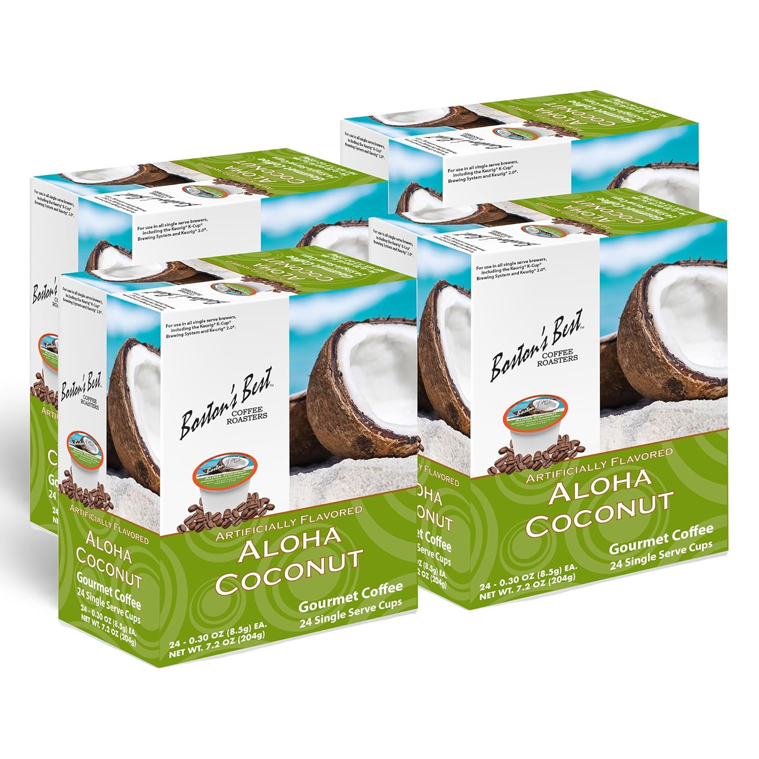 Aloha Coconut Flavored Gourmet Coffee for Keurig Machines