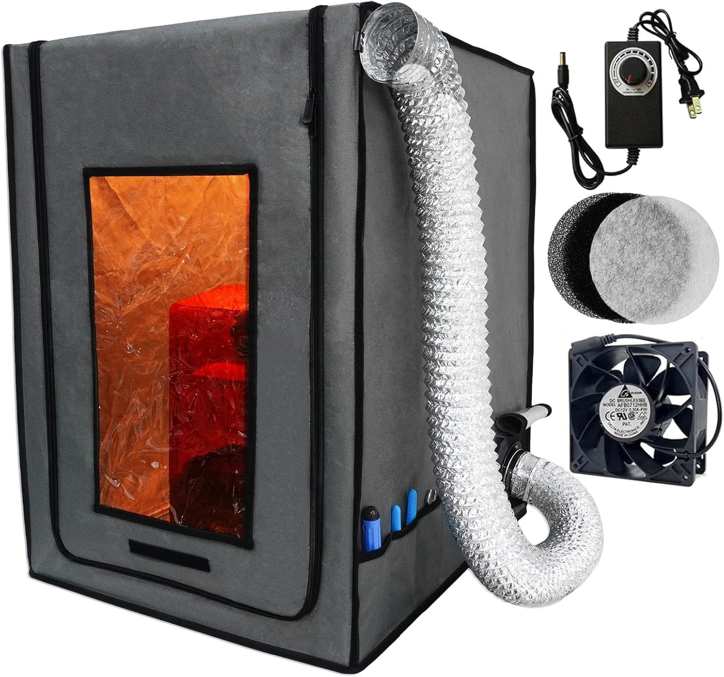 POLISI3D Resin Printer Enclosure: Fume Extraction & Dust Protection