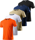 Boyzn Men's Workout Running Shirts 1-7 Pack - Breathable Dry Fit