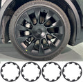Tesla Model Y 20 in Induction Wheel Rim Protector Hubcaps - Matte