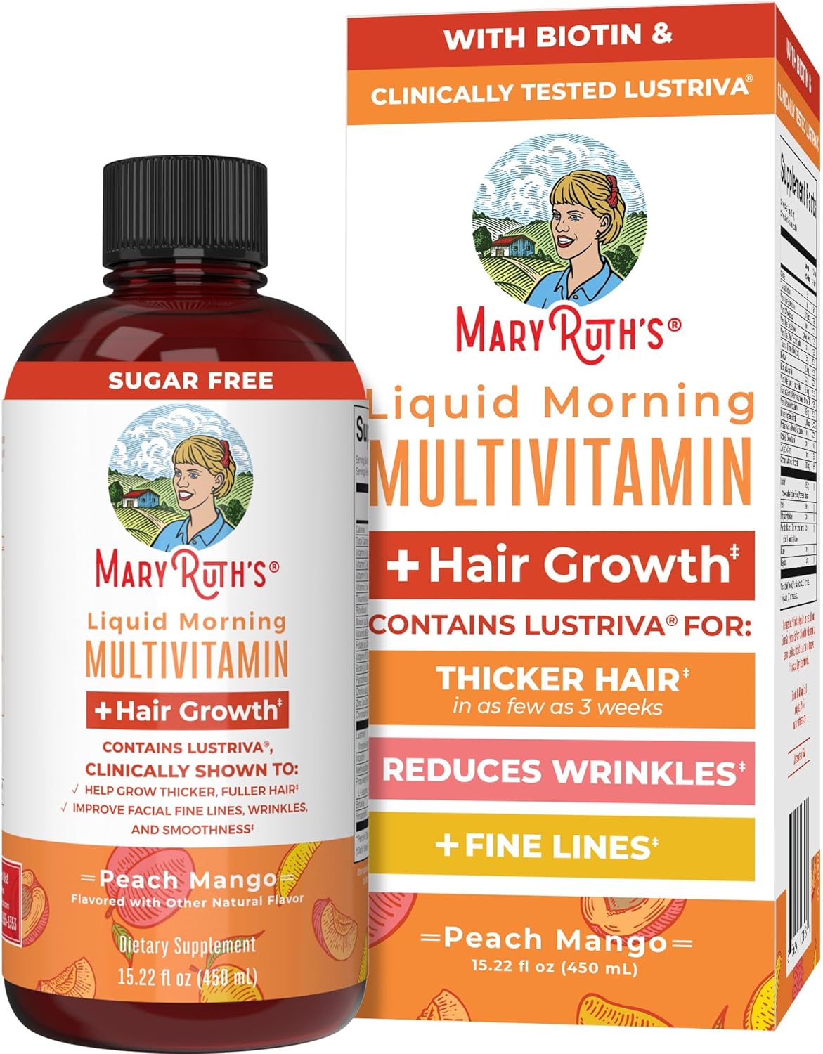 Liquid Multivitamin for Hair Growth with Biotin 10000mcg