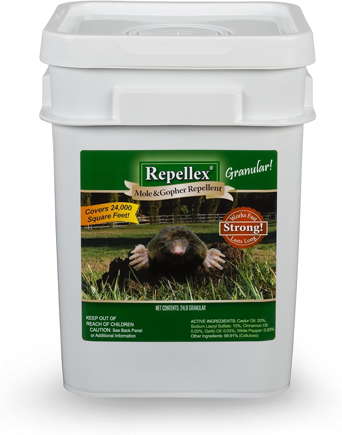 Mole/Gopher Repellent 24 lb for Effective Pest Control