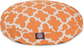 Peach Trellis Small Round Indoor Outdoor Pet Dog Bed - Durable Comfort