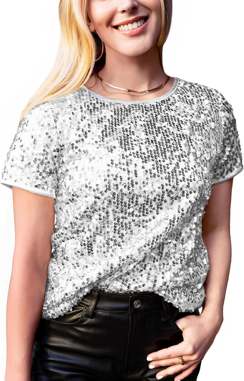 Sparkly Sequin Top for Women - Perfect for Parties and Events