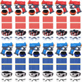 12 Pack Blaster Guns Boys Toy Party Favors - Foam Dart Set