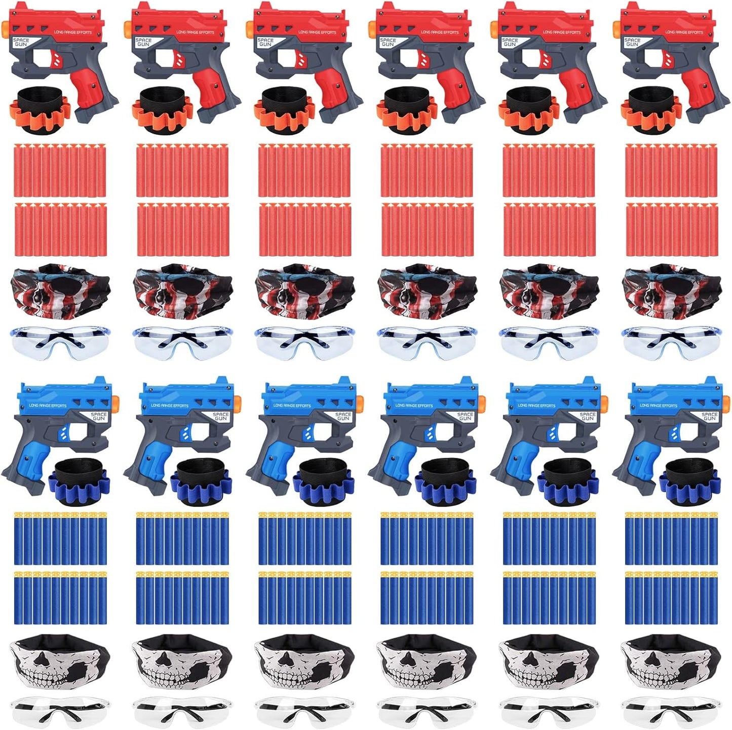 12 Pack Blaster Guns for Boys - Perfect Party Favors for Kids