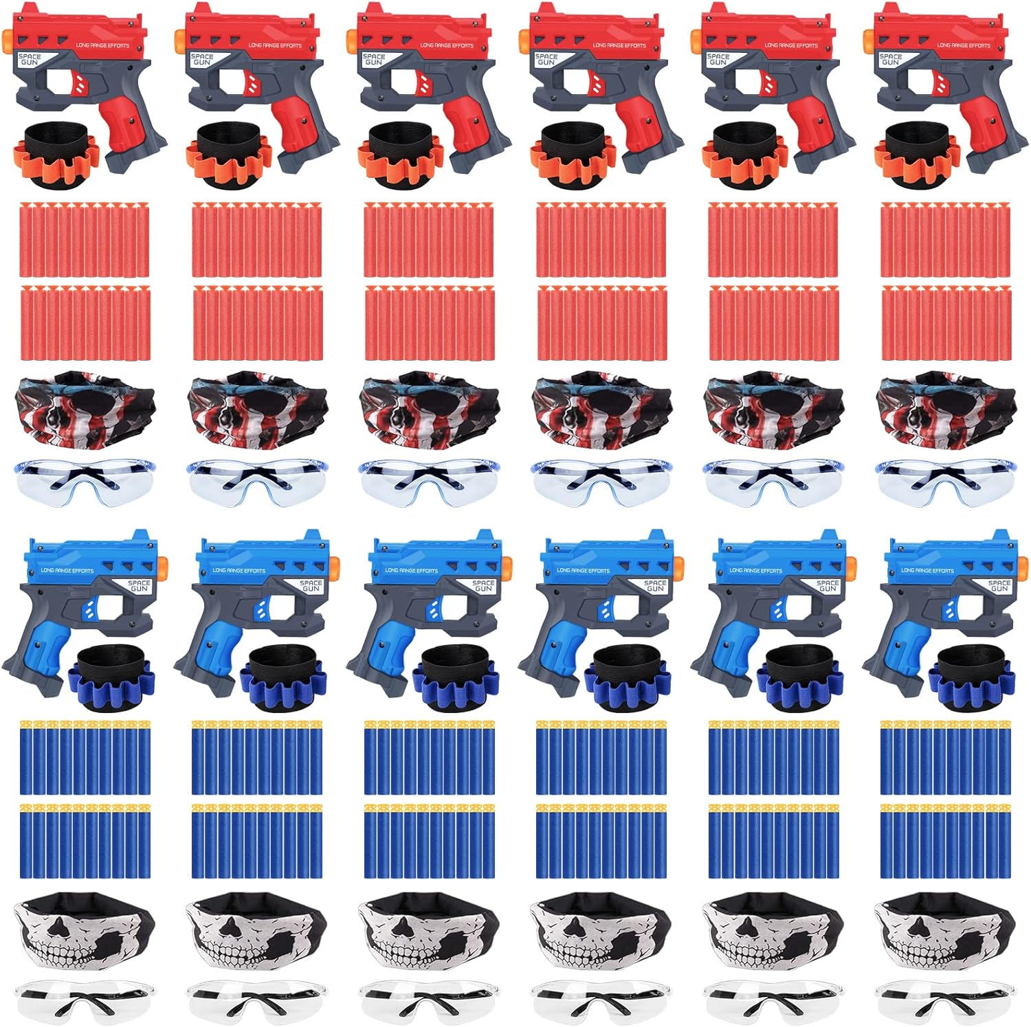 12 Pack Blaster Guns for Boys - Perfect Party Favors for Kids